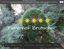 Tablet Screenshot of brutscher-ferienhof.de